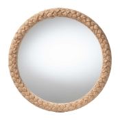 bali & pari Shara Coastal Braided Rope Accent Mirror